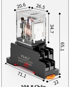 Relay 24V 8c chan 10A