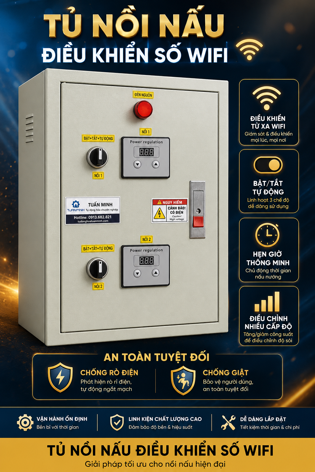 TỦ NỒI NẤU PHỞ ĐIỀU KHIỂN SỐ WIFI – GIẢI PHÁP TỰ ĐỘNG HÓA CHO NỒI NẤU HIỆN ĐẠI TỦ NỒI NẤU PHỞ ĐIỀU KHIỂN SỐ WIFI – GIẢI PHÁP TỰ ĐỘNG HÓA CHO NỒI NẤU HIỆN ĐẠI